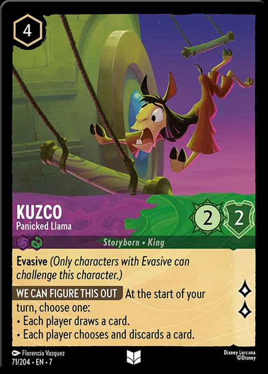 071/204-EN-7: Kuzco - Panicked Llama