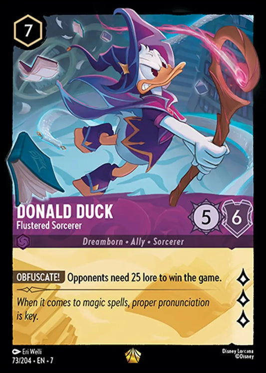 073/204-EN-7: Donald Duck - Flustered Sorcerer