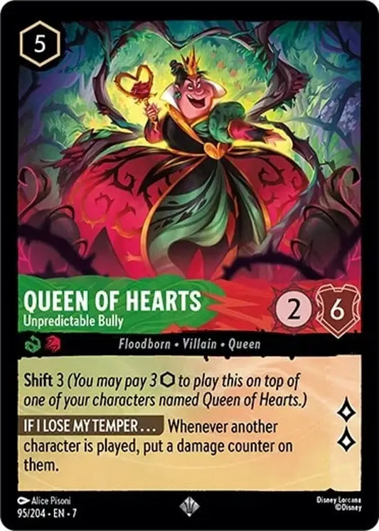 095/204-EN-7: Queen of Hearts - Unpredictable Bully