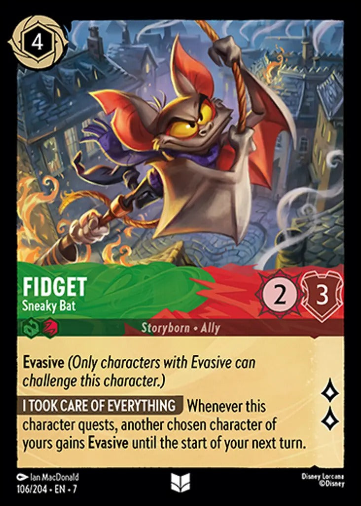 106/204-EN-7: Fidget - Sneaky Bat