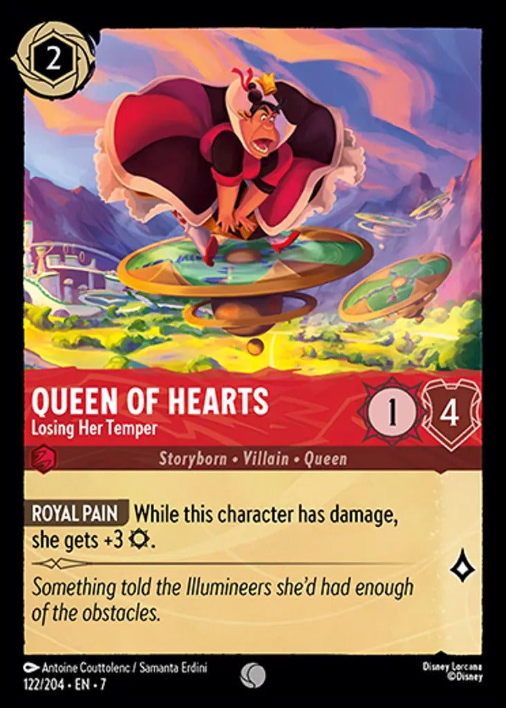 122/204-EN-7: Queen of Hearts - Losing Her Temper