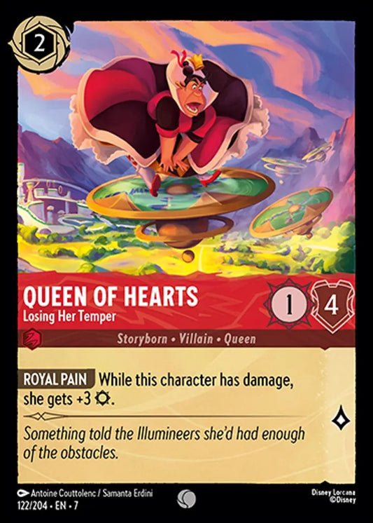 122/204-EN-7: Queen of Hearts - Losing Her Temper