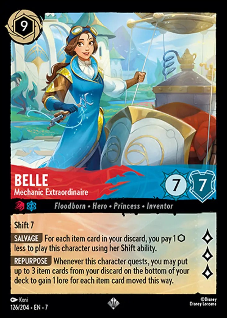 126/204-EN-7: Belle - Mechanic Extraordinaire