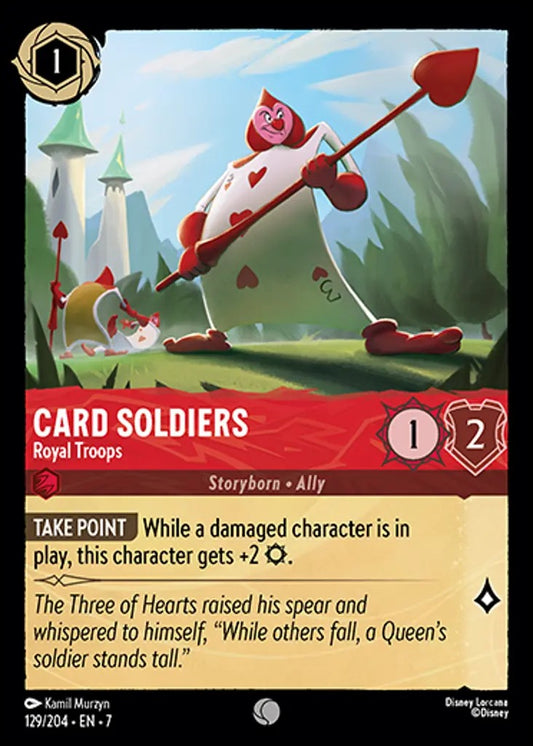 129/204-EN-7: Card Soldiers - Royal Troops