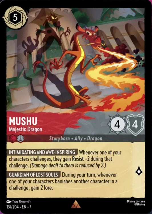 137/204-EN-7: Mushu - Majestic Dragon