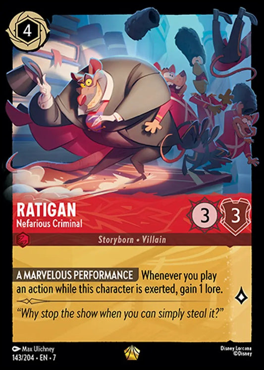 143/204-EN-7: Ratigan - Nefarious Criminal
