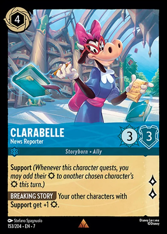 153/204-EN-7: Clarabelle - News Reporter