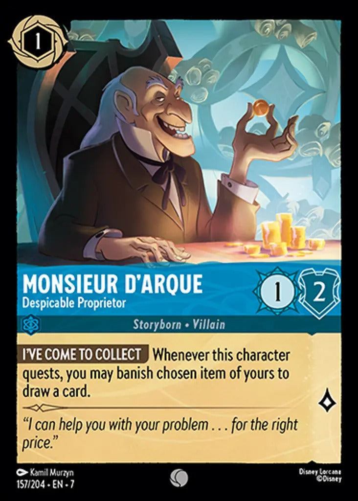157/204-EN-7: Monsieur DArque - Despicable Proprietor