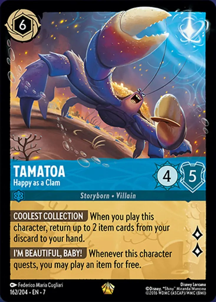 162/204-EN-7: Tamatoa - Happy as a Clam