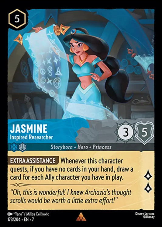 173/204-EN-7: Jasmine - Inspired Researcher