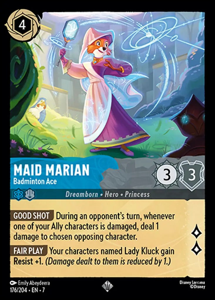 176/204-EN-7: Maid Marian - Badminton Ace