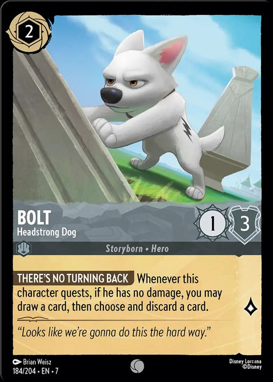 184/204-EN-7: Bolt - Headstrong Dog