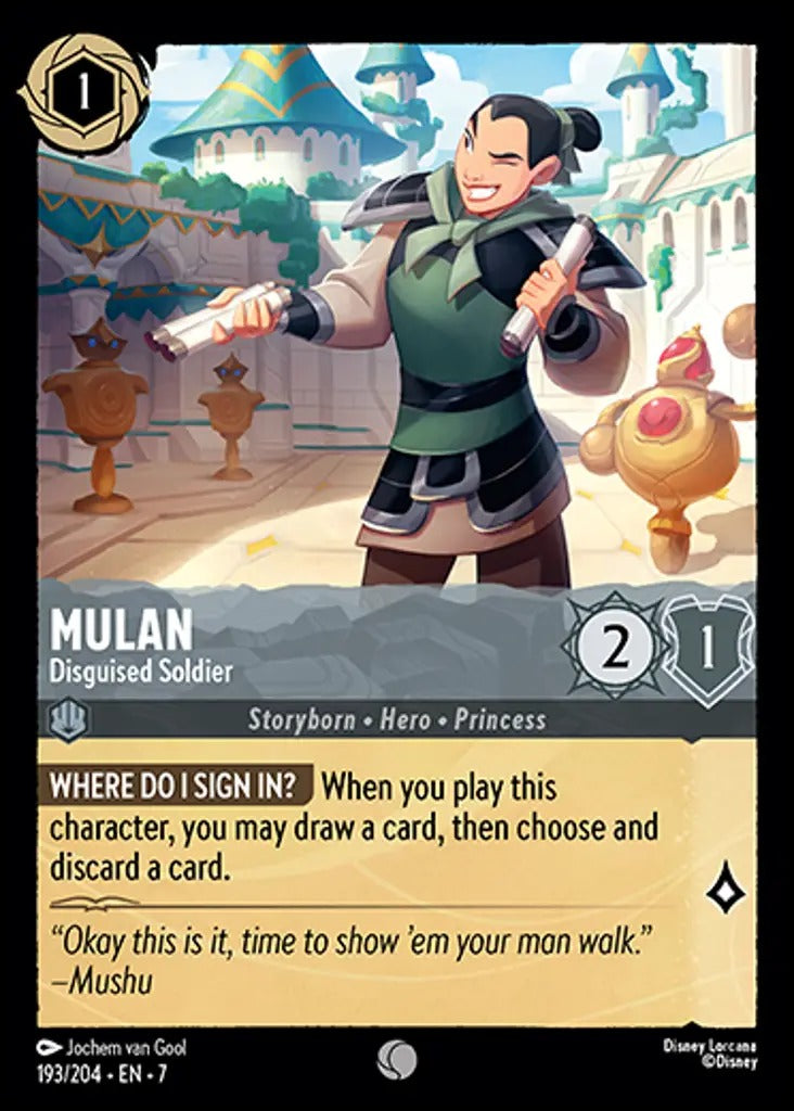 193/204-EN-7: Mulan - Disguised Soldier