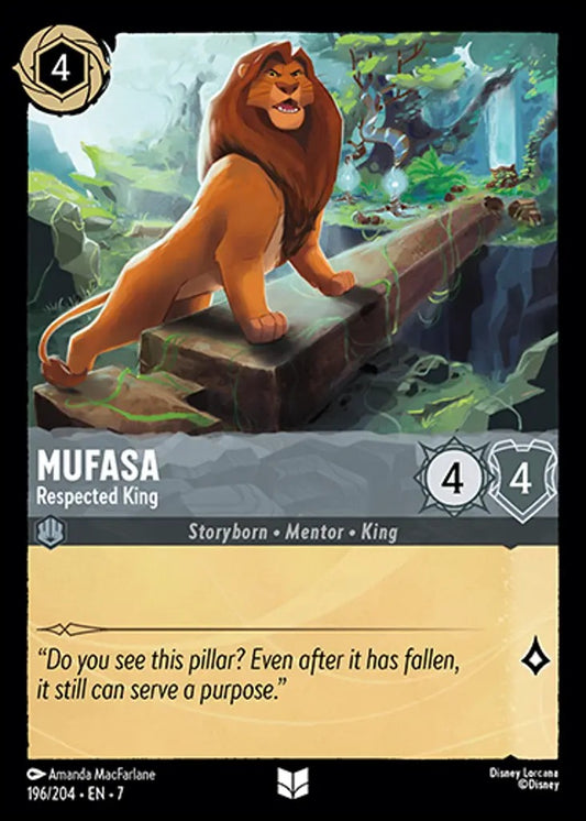 196/204-EN-7: Mufasa - Respected King