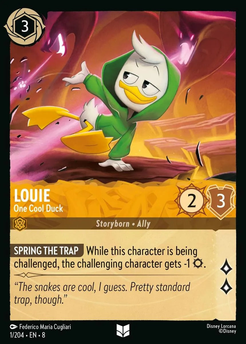 001/204-EN-8: Louie - One Cool Duck