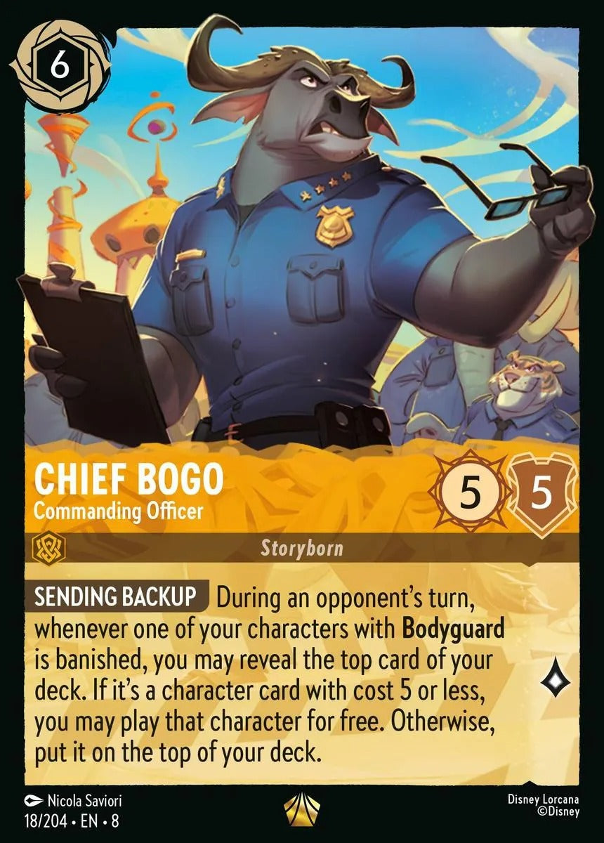 018/204-EN-8: Chief Bogo - Commanding Officer