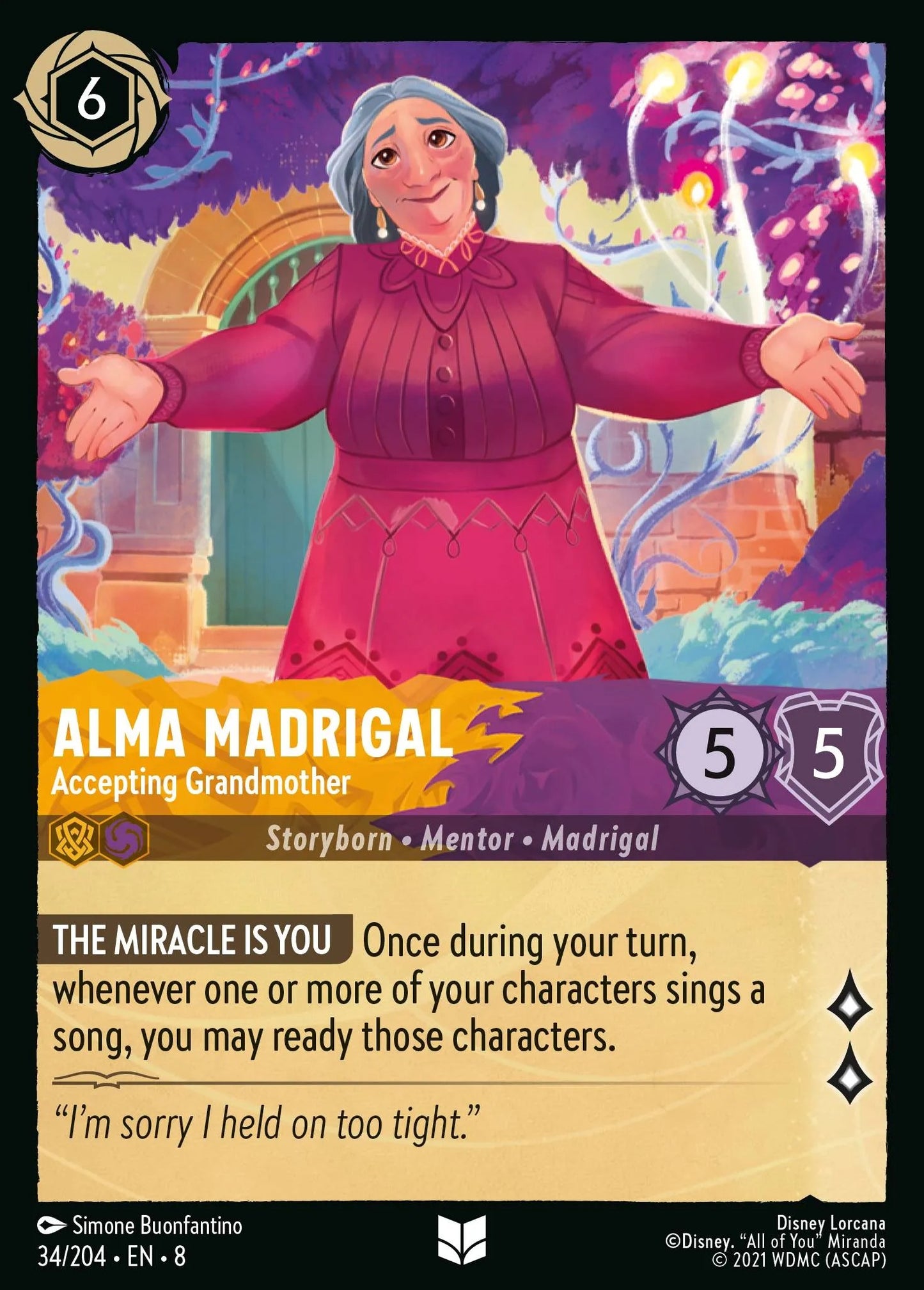 034/204-EN-8: Alma Madrigal - Accepting Grandmother
