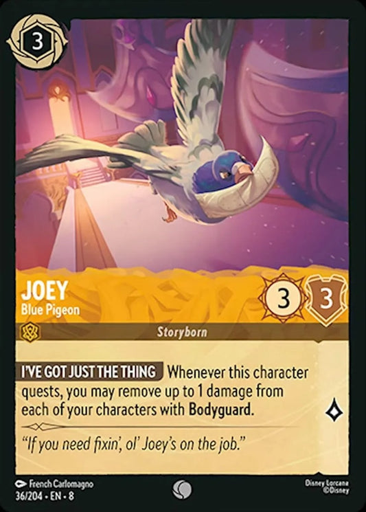 036/204-EN-8: Joey - Blue Pigeon