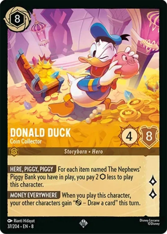 037/204-EN-8: Donald Duck - Coin Collector