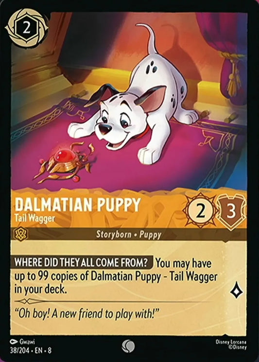 038/204-EN-8: Dalmatian Puppy - Tail Wagger