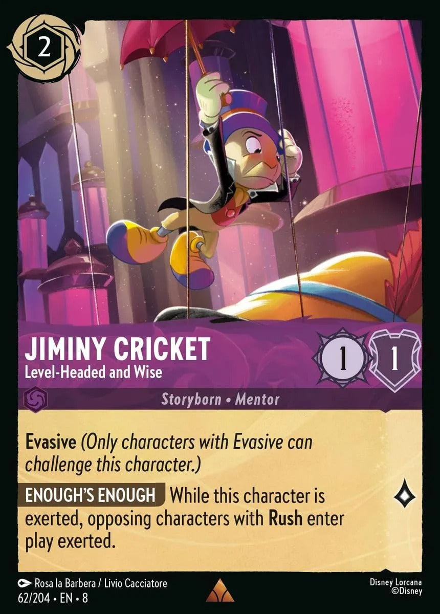 062/204-EN-8: Jiminy Cricket - Conscientious and Wise