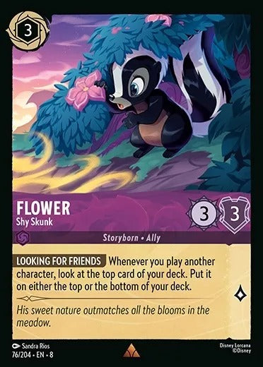 076/204-EN-8: Flower - Shy Skunk
