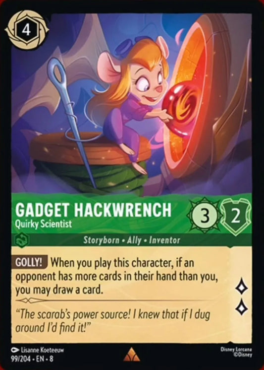 099/204-EN-8: Gadget Hackwrench - Quirky Scientist