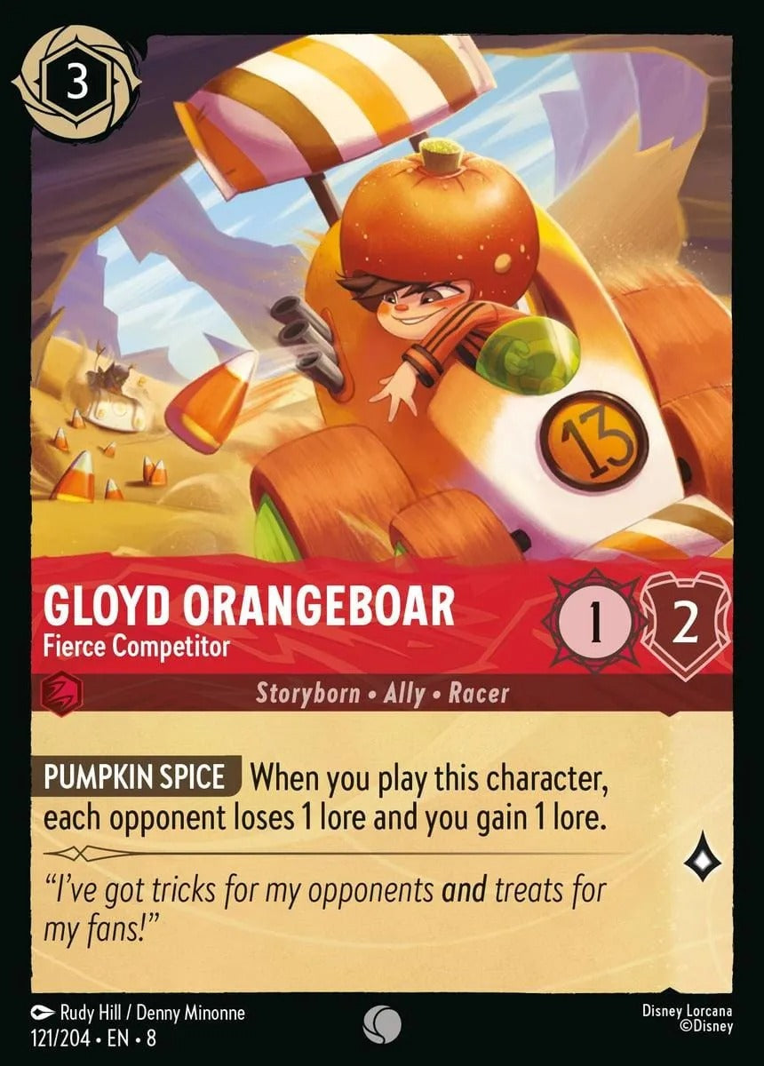 121/204-EN-8: Gloyd Orangeboar - Fierce Competitor