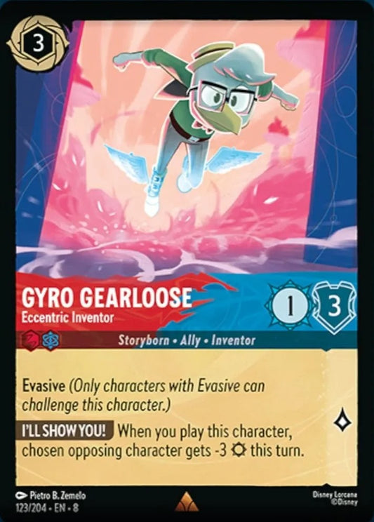 123/204-EN-8: Gyro Gearloose - Eccentric Inventor