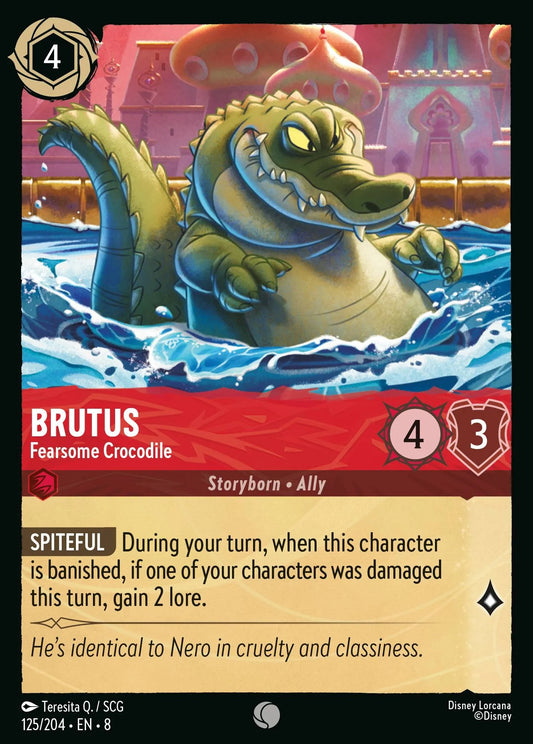 125/204-EN-8: Brutus - Fearsome Crocodile