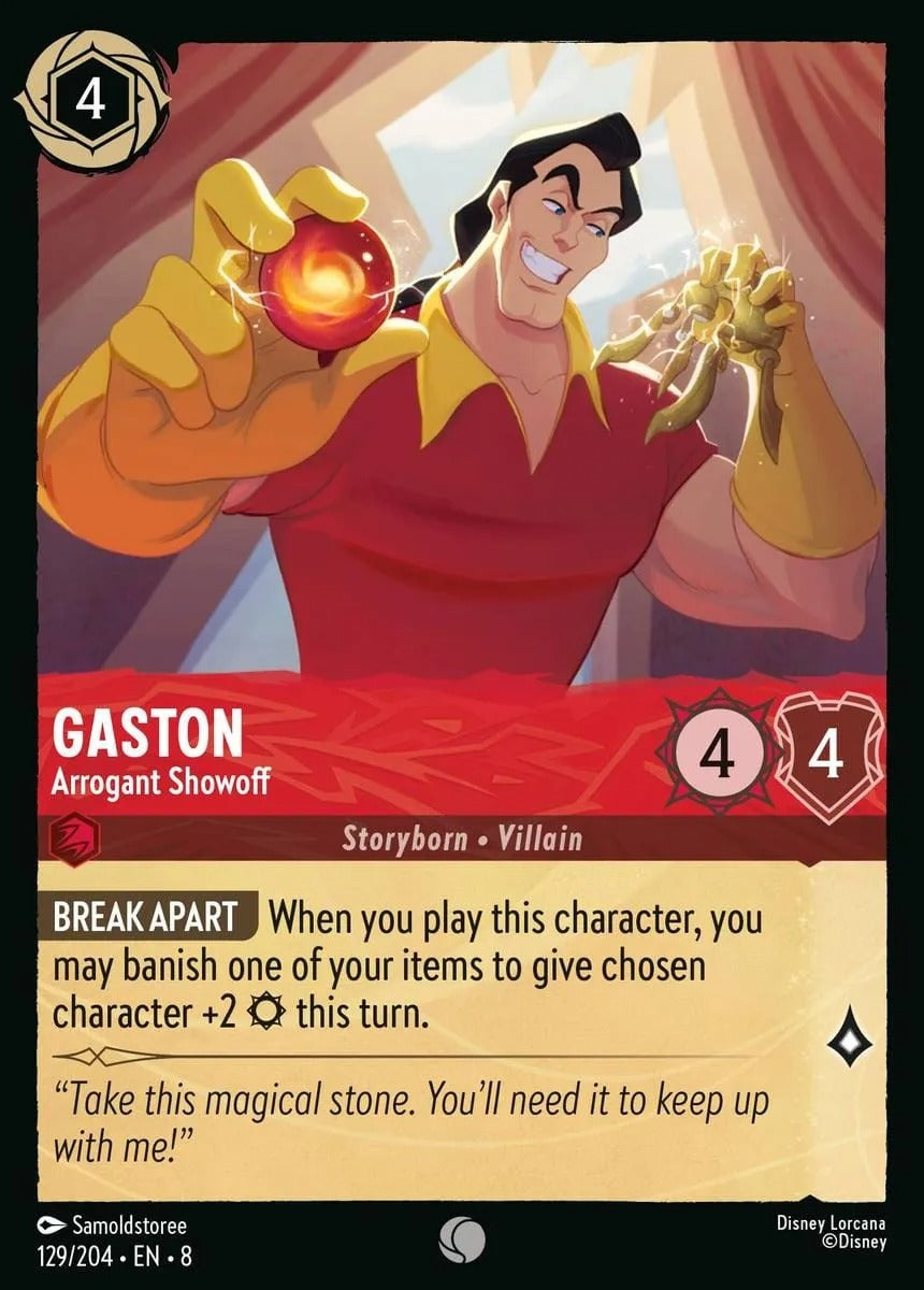 129/204-EN-8: Gaston - Arrogant Showoff