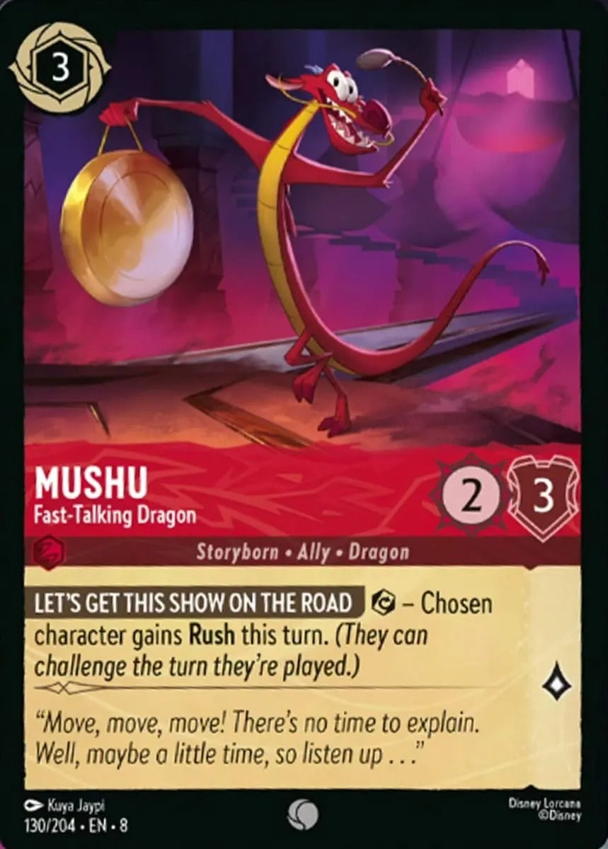130/204-EN-8: Mushu - Fast-Talking Dragon
