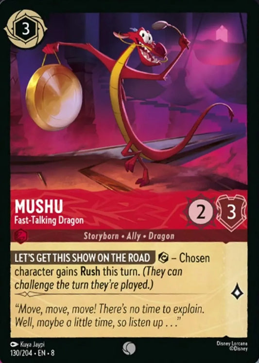 130/204-EN-8: Mushu - Fast-Talking Dragon