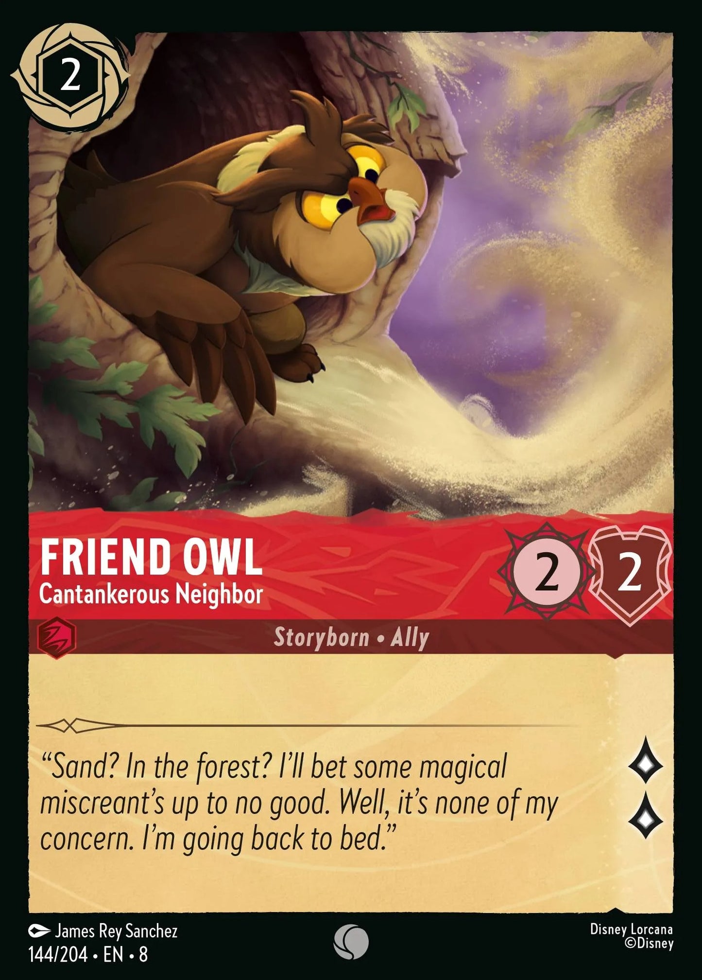 144/204-EN-8: Friend Owl - Cantankerous Neighbor