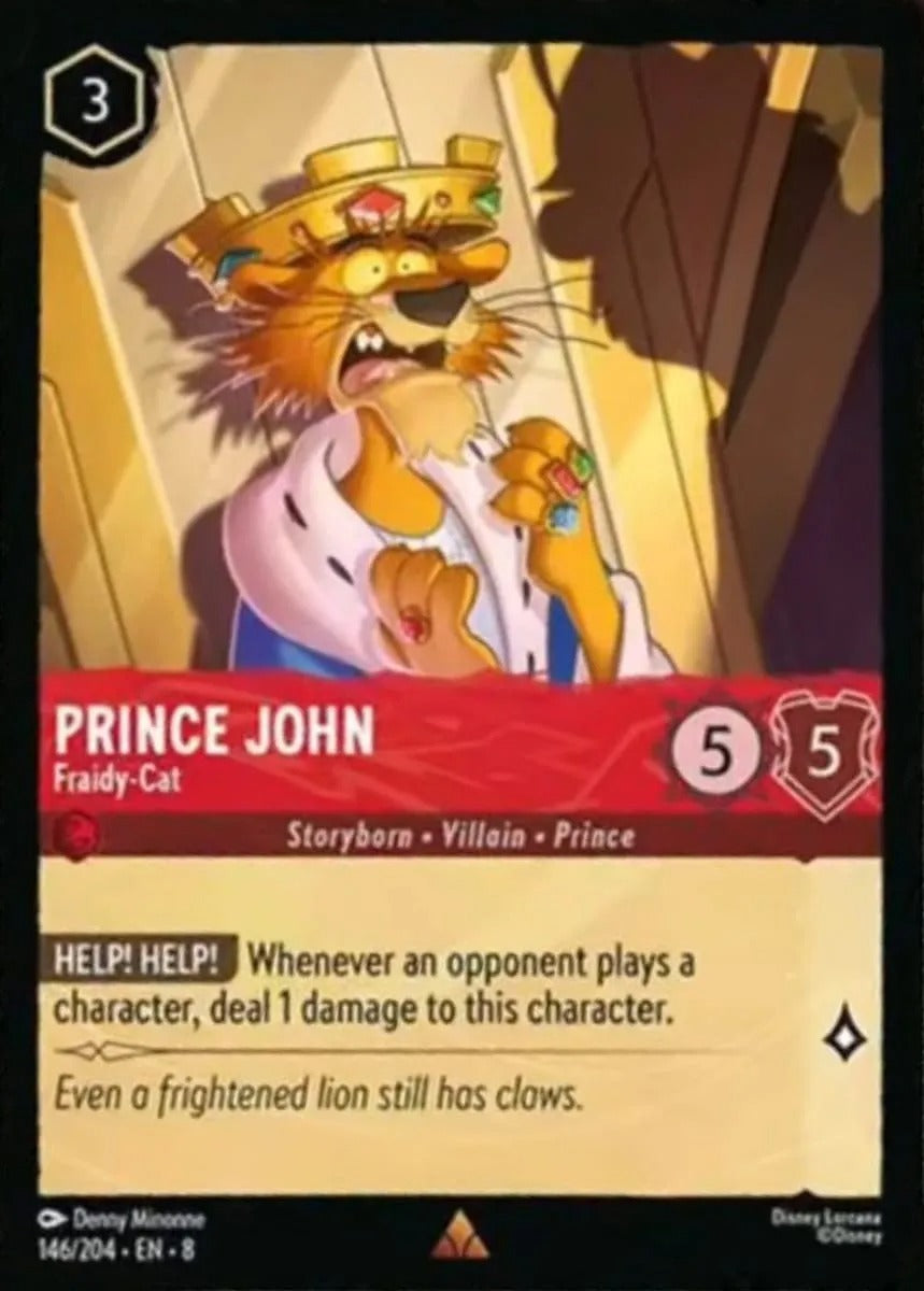 146/204-EN-8: Prince John - Fraidy-Cat