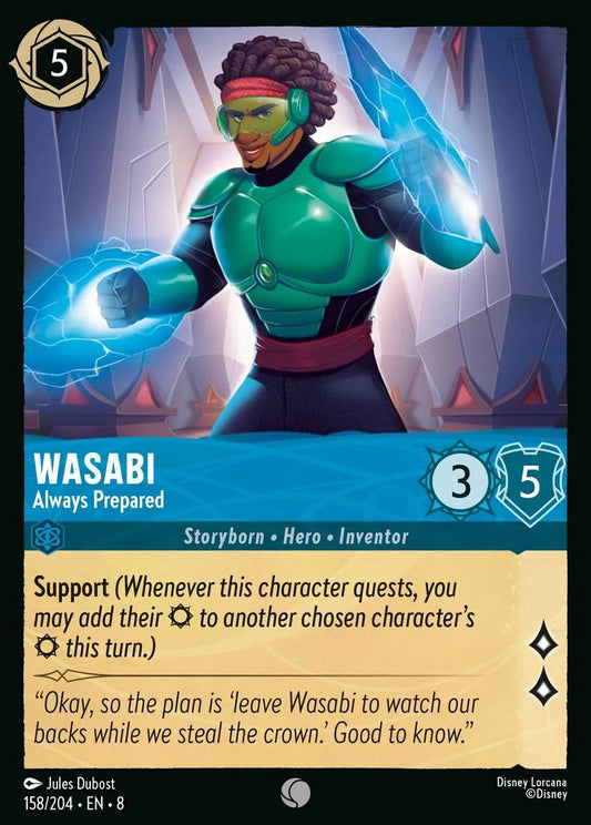 158/204-EN-8: Wasabi - Always Prepared
