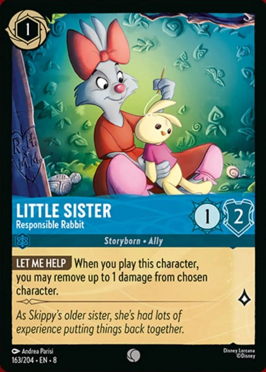 163/204-EN-8: Little Sister - Responsible Rabbit