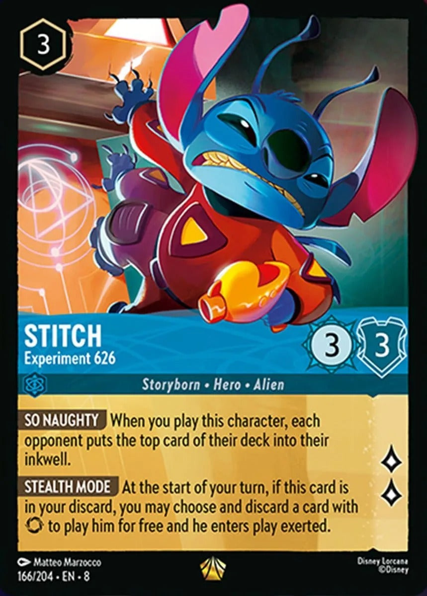 166/204-EN-8: Stitch - Experiment 626