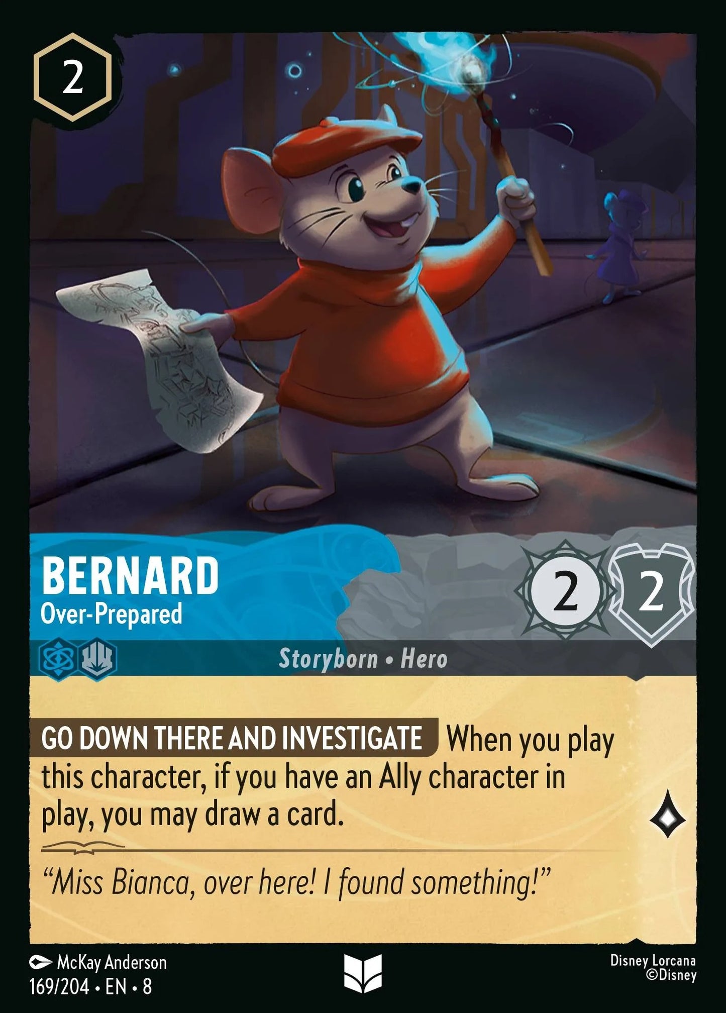 169/204-EN-8: Bernard - Over-Prepared