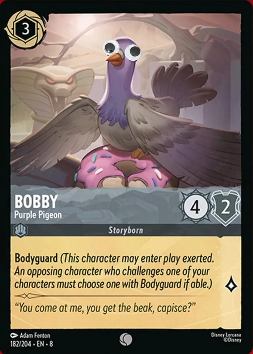 182/204-EN-8: Bobby - Purple Pigeon