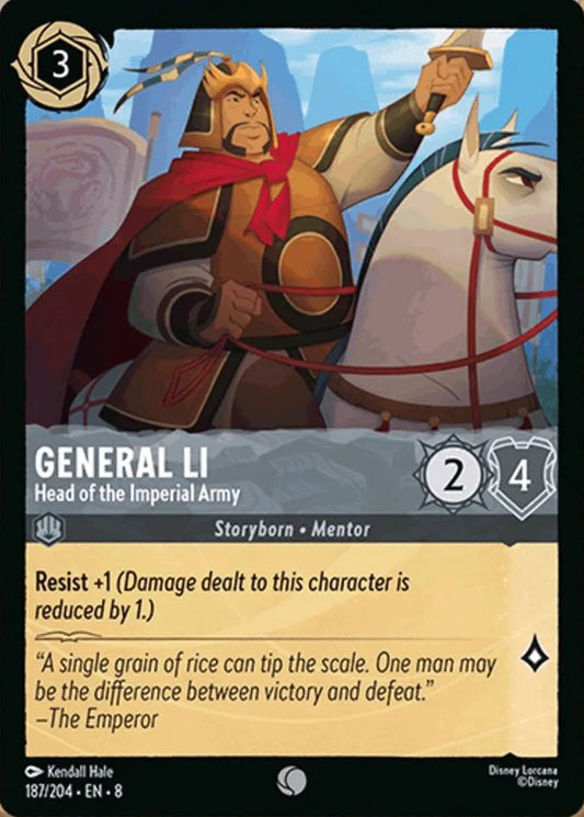 187/204-EN-8: General Li - Head of the Imperial Army