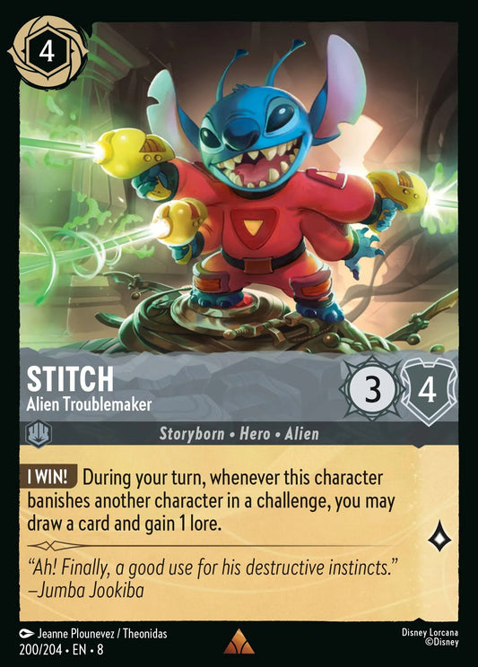 200/204-EN-8: Stitch - Alien Troublemaker