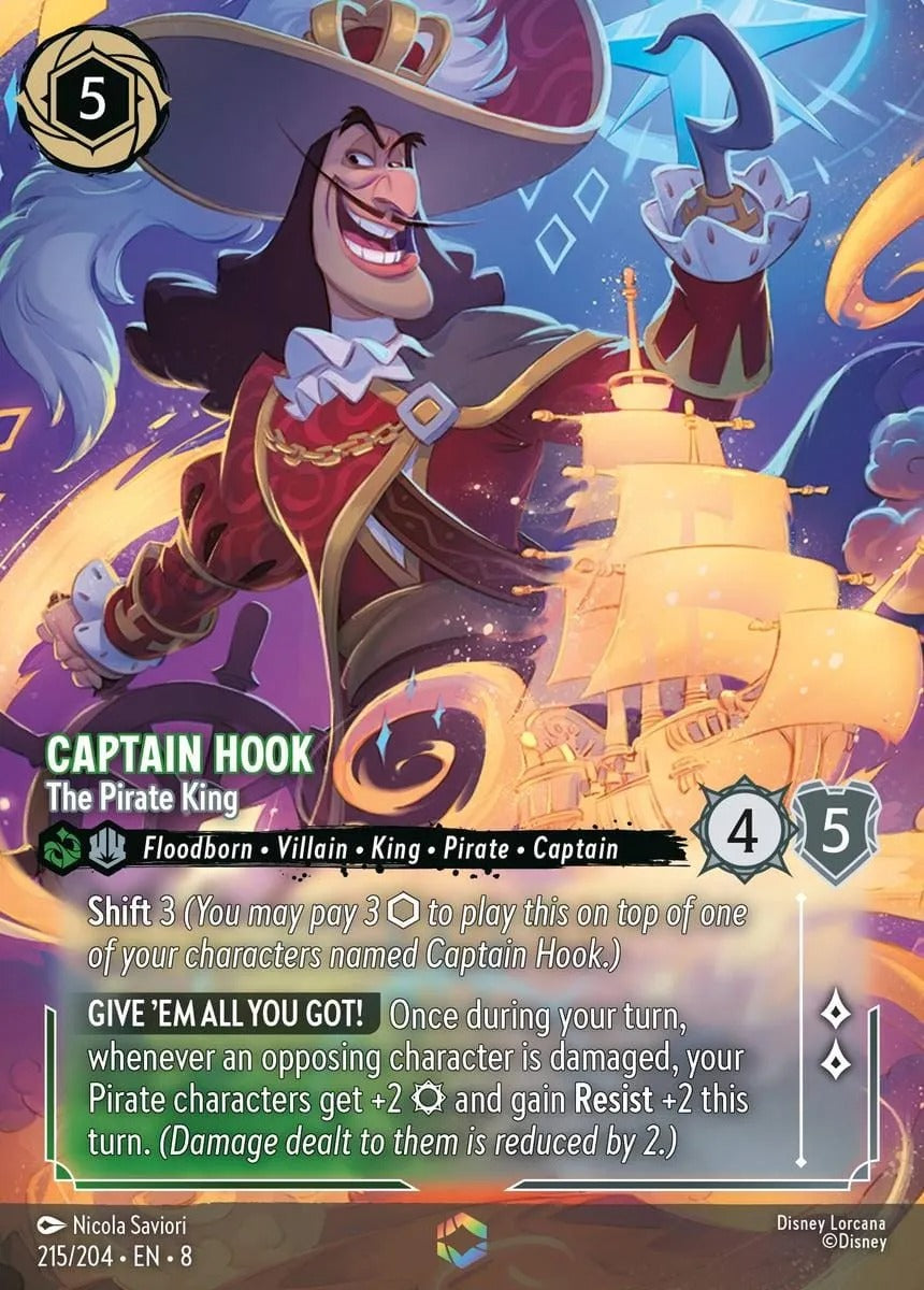 215/204-EN-8: Captain Hook - The Pirate King