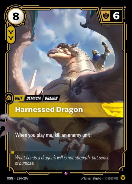 OGN-234/298 - Harnessed Dragon（繁中）