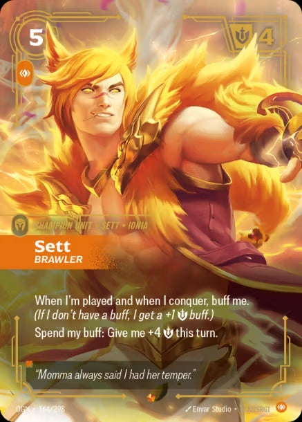 OGN-164/298 - Sett, Brawler（繁中）