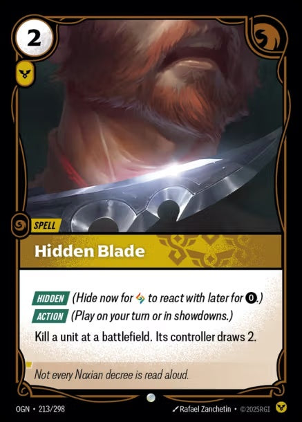 OGN-213/298 - Hidden Blade（繁中）