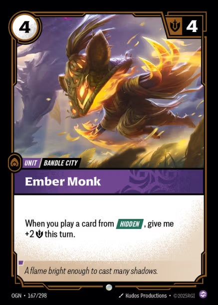 OGN-167/298 - Ember Monk（繁中）
