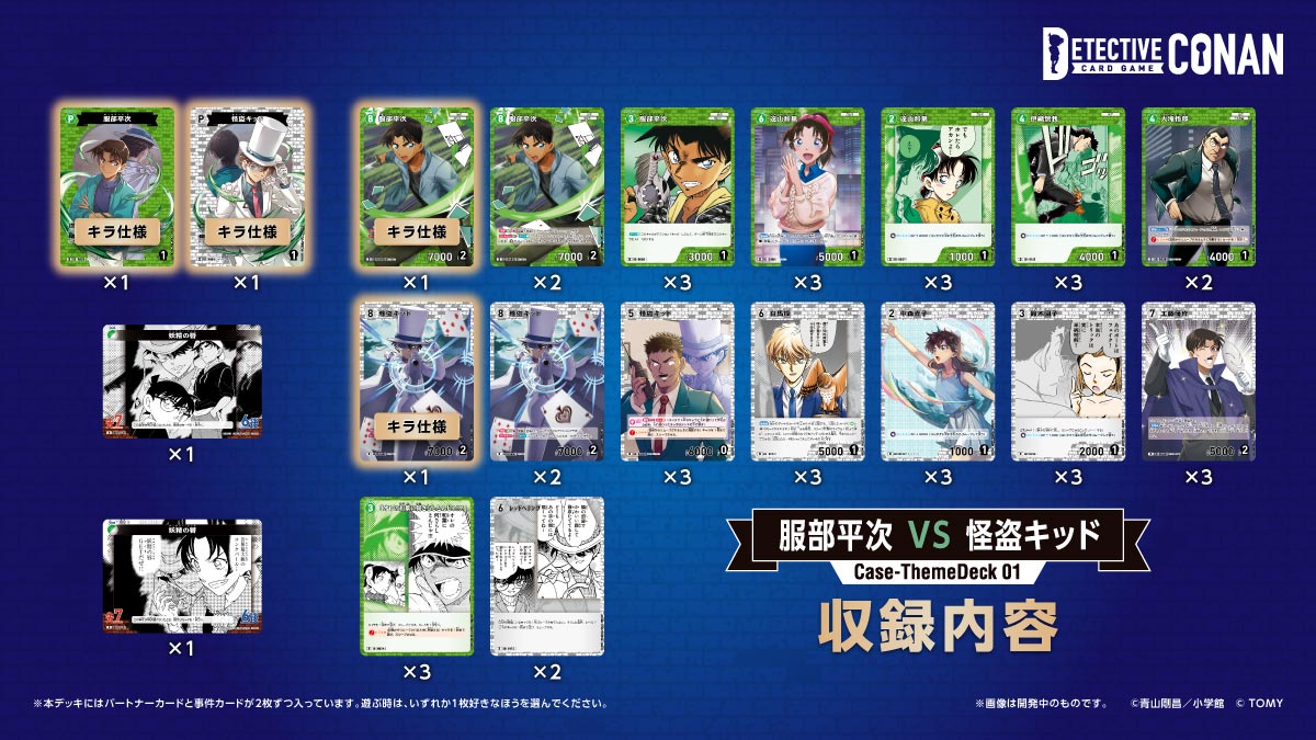 [CT-D06] Detective Conan 名偵探柯南 Case-Theme Deck 01 「 服部平次VS怪盗キッド」