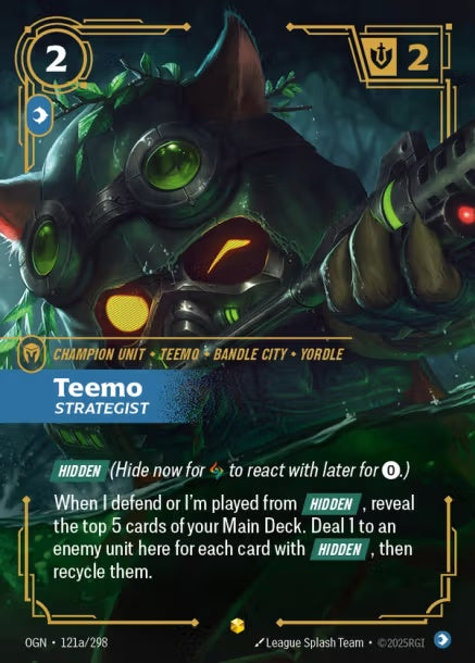 OGN-121a/298 - Teemo, Strategist（繁中）
