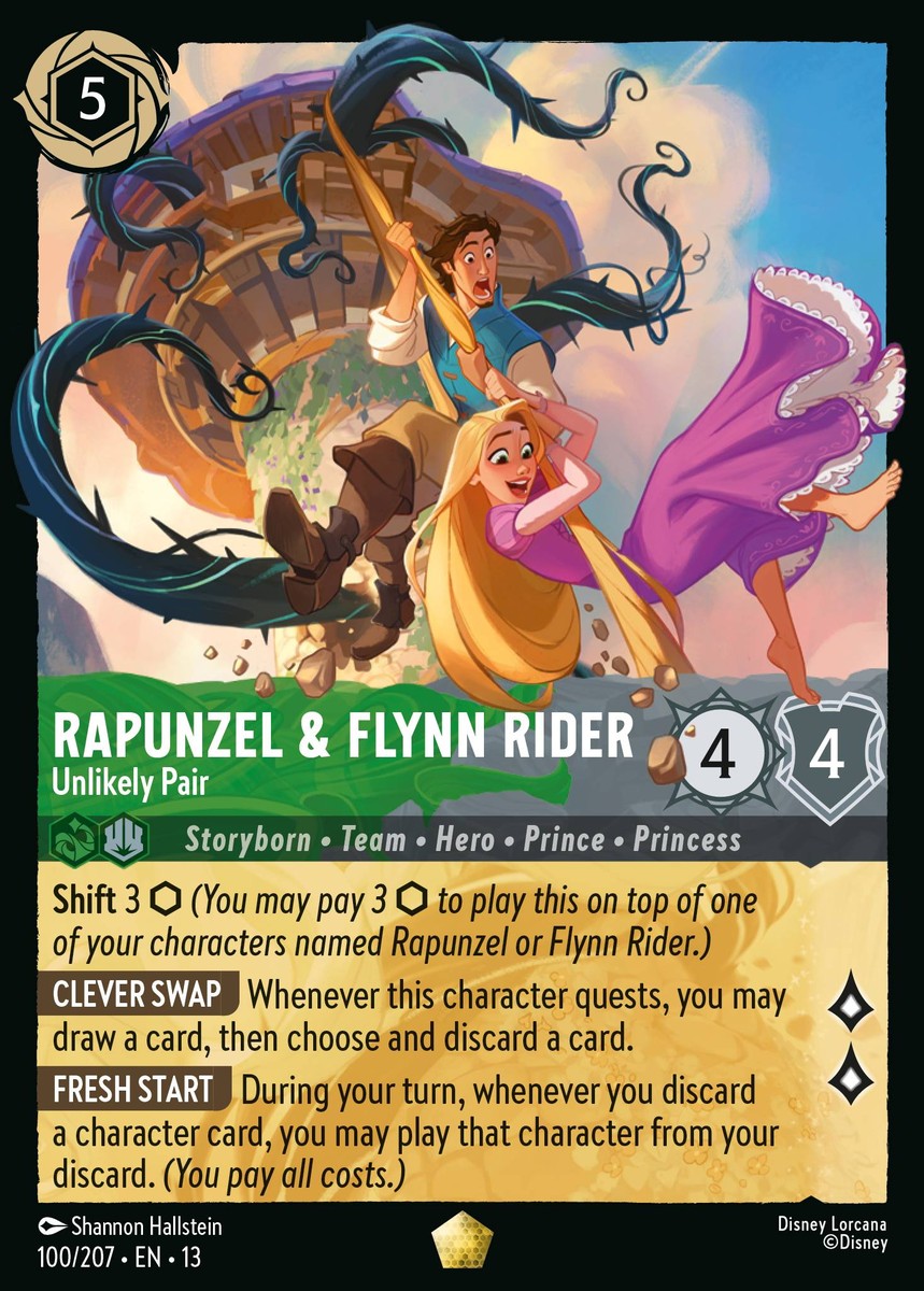 100/207-EN-13: Rapunzel & Flynn Rider – Unlikely Pair